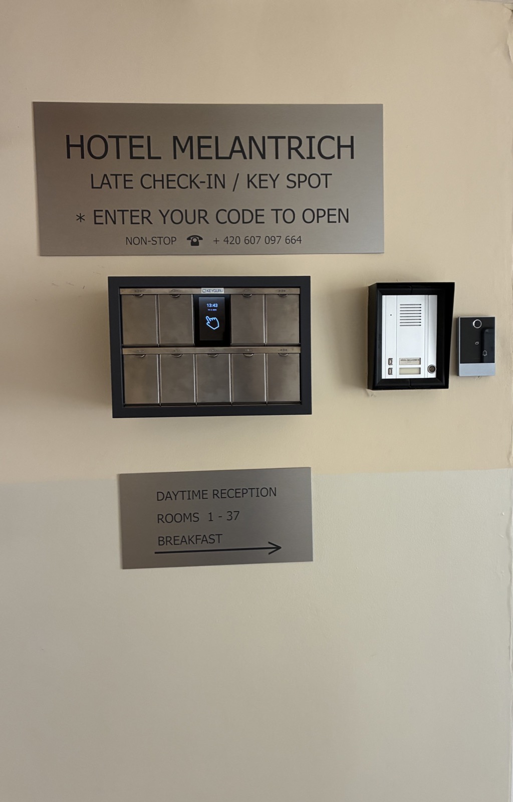 Hotel Key Spot for collecting keys